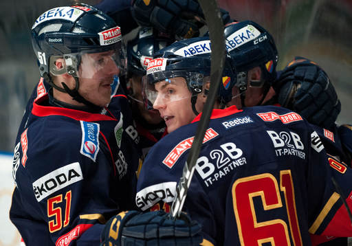 David Lindström,  och Markus Ljungh jublar