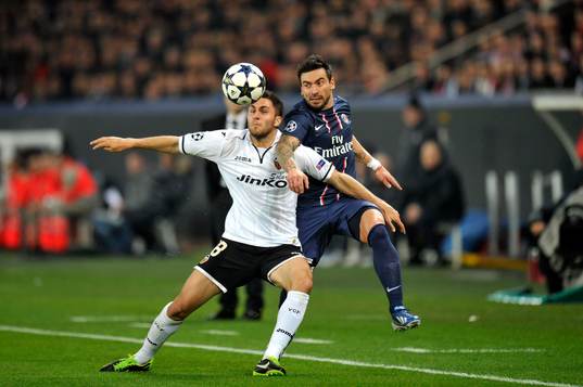 Victor RUIZ / Ezequiel LAVEZZI - 06.03.2013 - Paris Saint