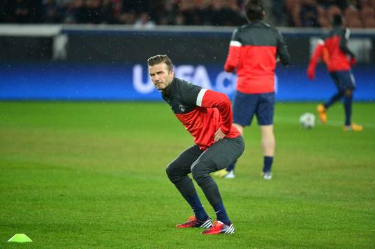 David BECKHAM - 06.03.2013 - Paris Saint Germain / Valence