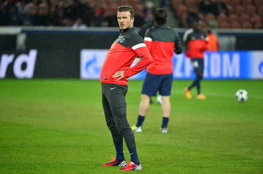 David BECKHAM - 06.03.2013 - Paris Saint Germain / Valence