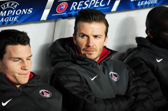 David BECKHAM - 06.03.2013 - Paris Saint Germain / Valence