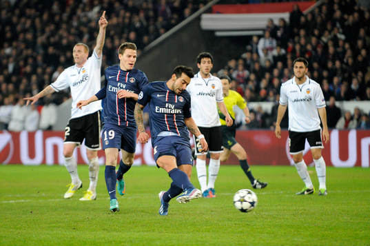 But de Ezequiel LAVEZZI - 06.03.2013 - Paris Saint Germain