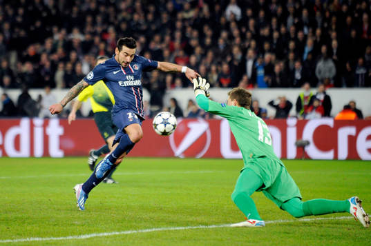 But de Ezequiel LAVEZZI - 06.03.2013 - Paris Saint Germain