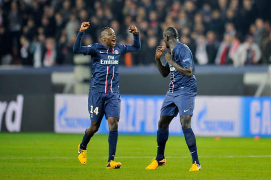 Joie PSG - Blaise MATUIDI / Mamadou SAKHO - 06.03.2013 -