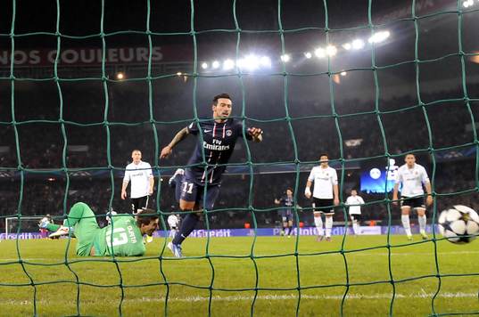 But de Ezequiel LAVEZZI - 06.03.2013 - Paris Saint Germain