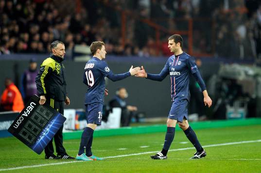 Kevin GAMEIRO / Thiago MOTTA  - 06.03.2013 - Paris Saint