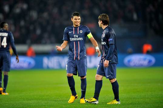 Thiago SILVA / Maxwell SCHERRER  - 06.03.2013 - Paris Saint