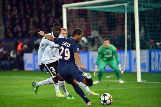 LUCAS MOURA - 06.03.2013 - Paris Saint Germain / Valence -