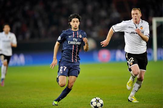 Javier PASTORE / Jeremy MATHIEU  - 06.03.2013 - Paris Saint