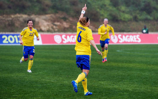 Sara Thunebro, Sverige, jublar