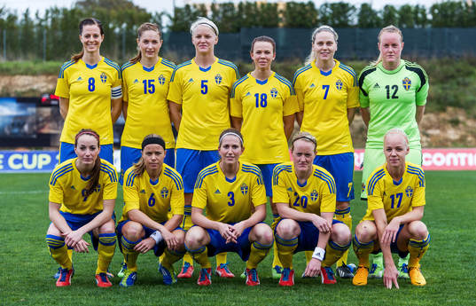 Lotta Schelin, Emmelie Konradsson, Nilla Fischer, Jessica