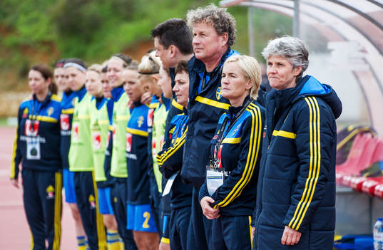 Mikael Olsson, målvaktstränare, Lilie Gutke Persson,