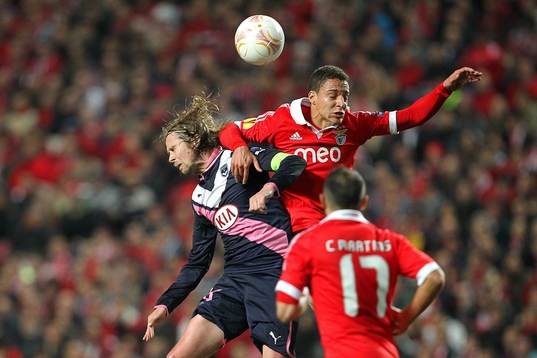 Jaroslav PLASIL / RODRIGO - 07.03.2013 - Benfica / Bordeaux