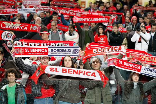 Supporters Benfica - 07.03.2013 - Benfica / Bordeaux -