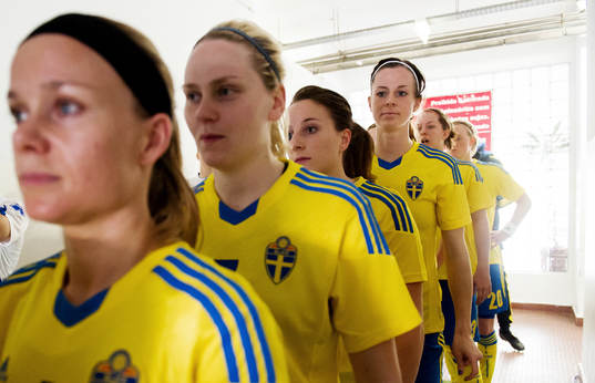 Sara Thunebro, Lisa Dahlkvist, Antonia Göransson och Lotta