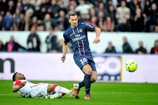 But de Zlatan IBRAHIMOVIC - 09.03.2013 - Paris Saint
