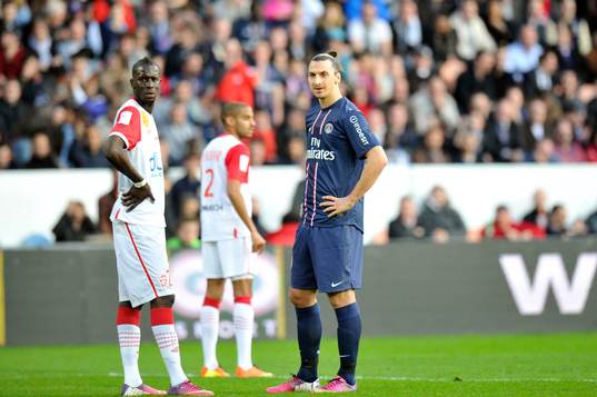 Salif SANE / Zlatan IBRAHIMOVIC - 09.03.2013 - Paris Saint