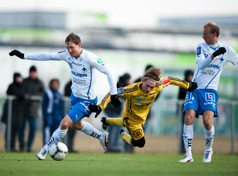 Albin Nilsson,  Ängelholm stoppas Norköping spelare