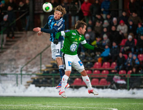Emil Bergström, Djurgården, och Fredric Fendrich,