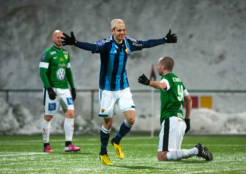 Luis Solignac, Djurgården, jublar