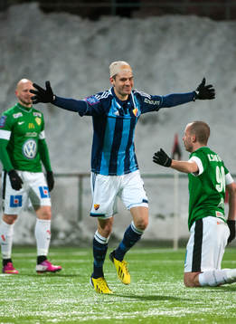 Luis Solignac, Djurgården, jublar