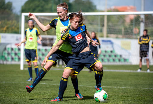 Närkamp mellan Emma Berglund och Johanna Almgren, Sverige