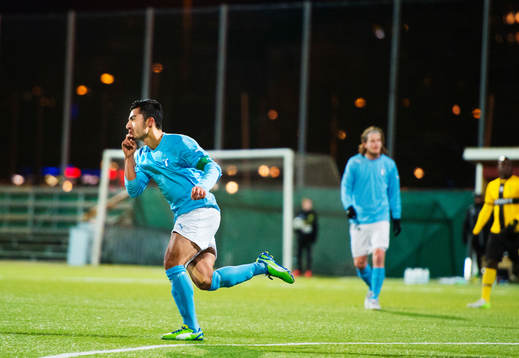 Jiloan Hamad, Malmö FF, jublar