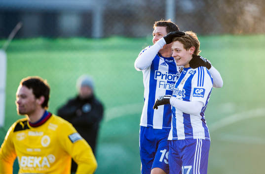 Jubel i Göteborg, Hannes Stiller och kramar om  Joel