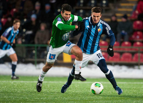 André Calisir, Jönköping, och Erton Fejzullahu,