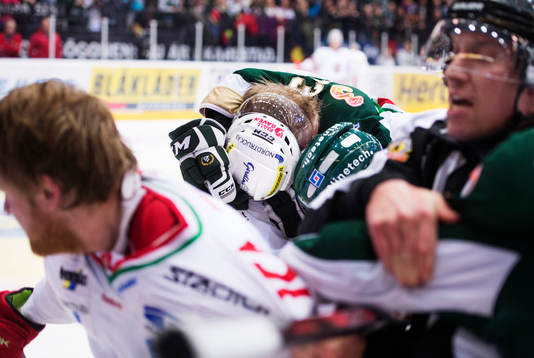 Marcel Müller, Modo, och Anton Grundel, Färjestad,