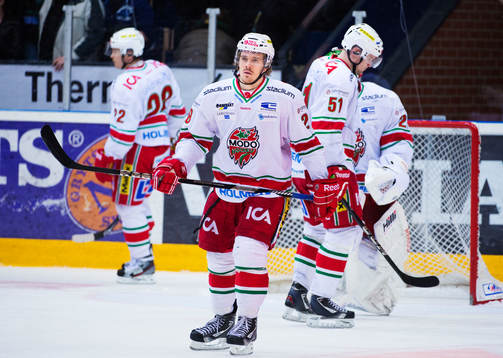 Ladislav Nagy, Kristian Forsberg och Jonas Ahnelöv, Modo,