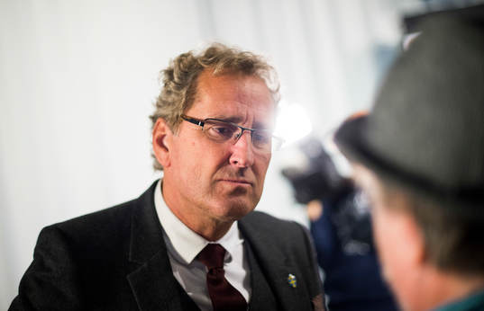 Presskonferens med Erik Hamrén, förbundskapten, som