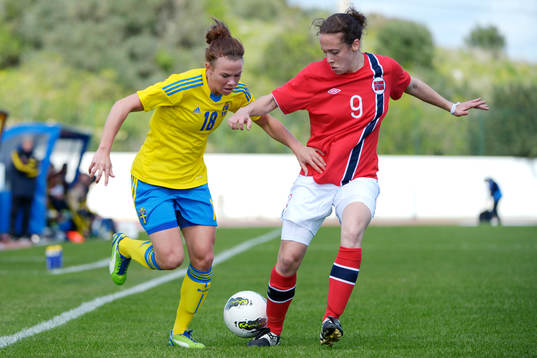 Jessica Samuelsson, Sverige. Melissa Bjanesøy, Norge