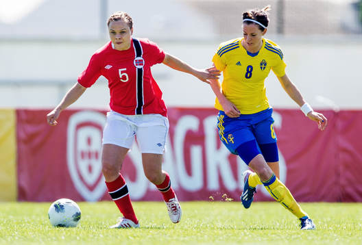 Toril Hetland Akerhaugen, Norge, Lotta Schelin, Sverige