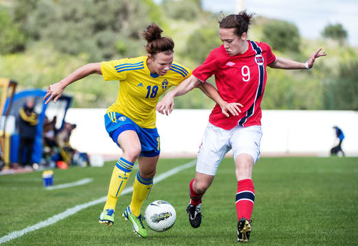 Närkamp mellan Jessica Samuelsson, Sverige, och Melissa