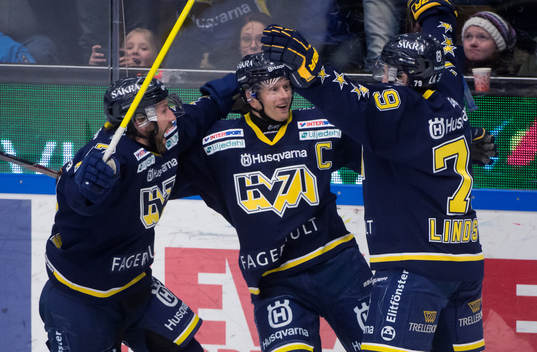 Per Ledin och Johan Davidsson jublar
