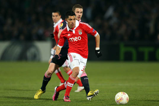 Enzo Perez  - 14.03.2013 - Bordeaux / Benfica - 1/8