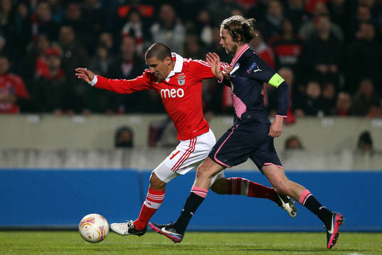 Maxi Pereira   - 14.03.2013 - Bordeaux / Benfica - 1/8