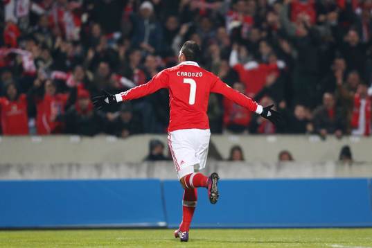 Oscar Cardozo  - 14.03.2013 - Bordeaux / Benfica - 1/8