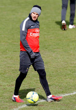 DAVID BECKHAM - 15.03.2013 - Entrainement du Paris Saint