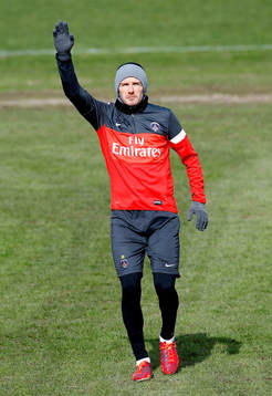 DAVID BECKHAM - 15.03.2013 - Entrainement du Paris Saint