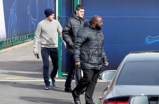 DAVID BECKHAM quitte le camp des loges - 15.03.2013 -