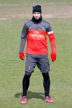 ZLATAN IBRAHIMOVIC - 15.03.2013 - Entrainement du Paris