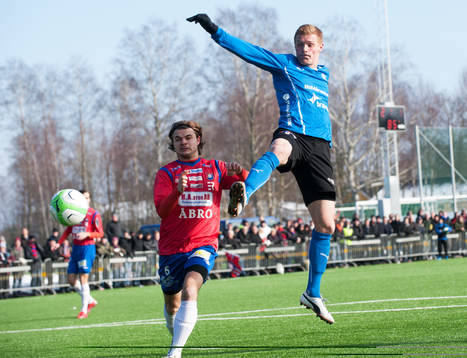 Gudjon Baldvinsson, Halmstad, och Hannes Sahlin, Örgryte