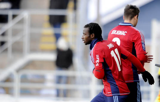Djurgårdens nr 11 Amadou Jawo gjorde debut