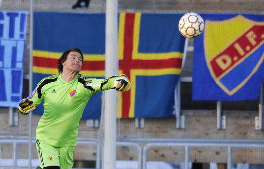 Djurgårdens målvakt Kenneth Höje