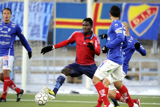 Djurgårdens nr 18 Daniel Amartey