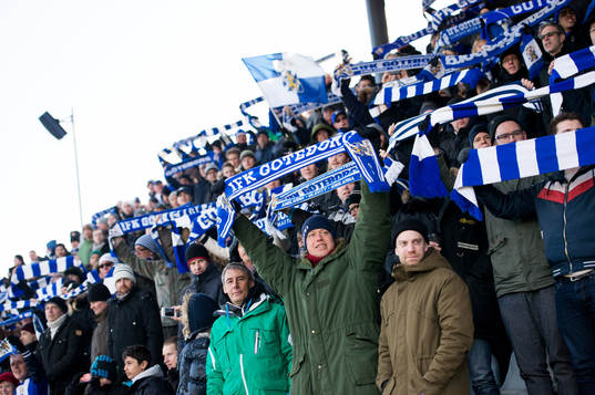 IFK Göteborgs klack vid inmarschen