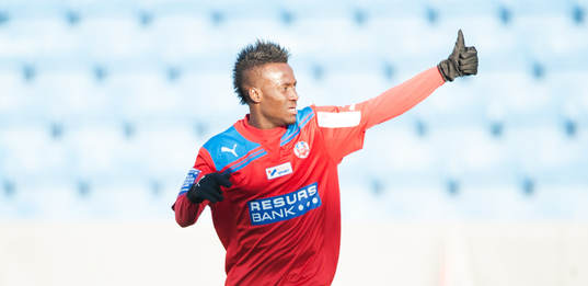 1-0 David Accam, Helsingborg