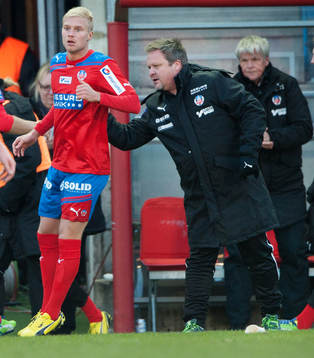 Rasmus Lindgren, Helsingborg, byts in och får lyckas till